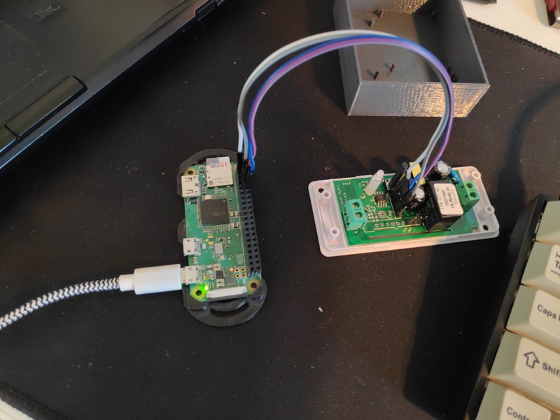 All wired up